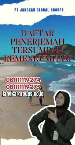 Daftar Penerjemah Tersumpah Kemenkumham