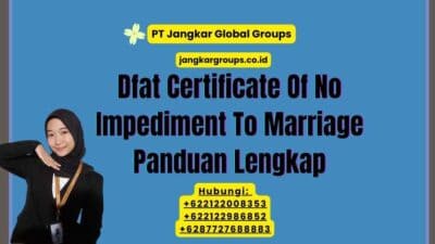 Dfat Certificate Of No Impediment To Marriage Panduan Lengkap