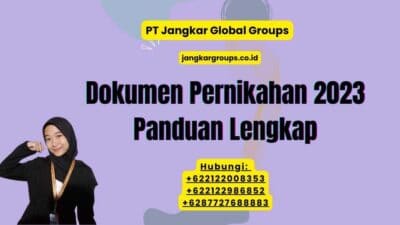 Dokumen Pernikahan 2023 Panduan Lengkap
