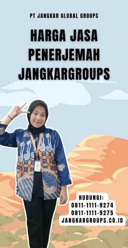 Harga Jasa Penerjemah Jangkargroups