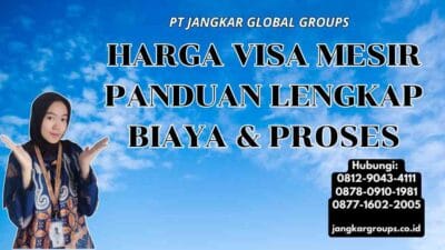 Harga Visa Mesir Panduan Lengkap Biaya & Proses