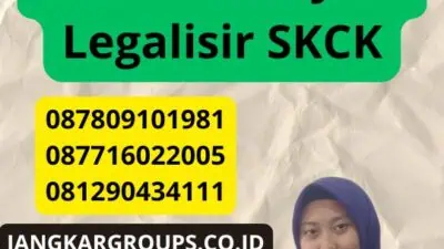 Hubungi Kami Konsultasi Dan Pemesanan Jasa Legalisir SKCK