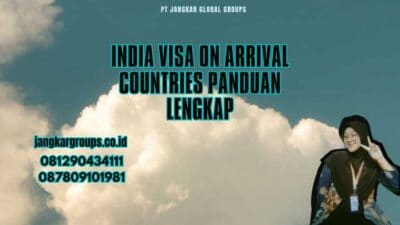 India Visa On Arrival Countries Panduan Lengkap