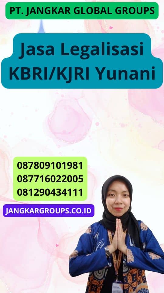 Jasa Legalisasi KBRI/KJRI Yunani