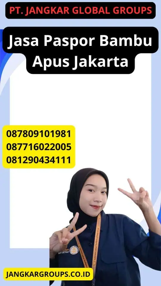 Jasa Paspor Bambu Apus Jakarta