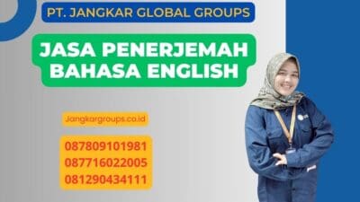Jasa Penerjemah Bahasa English