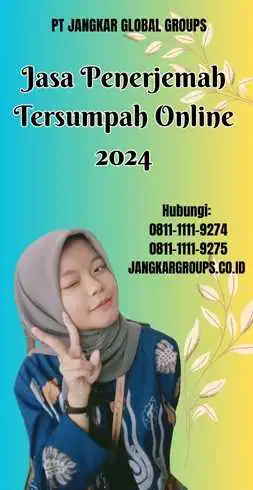 Jasa Penerjemah Tersumpah Online 2024