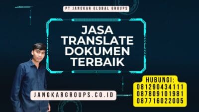 Jasa Translate Dokumen Terbaik