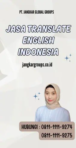 Jasa Translate English Indonesia