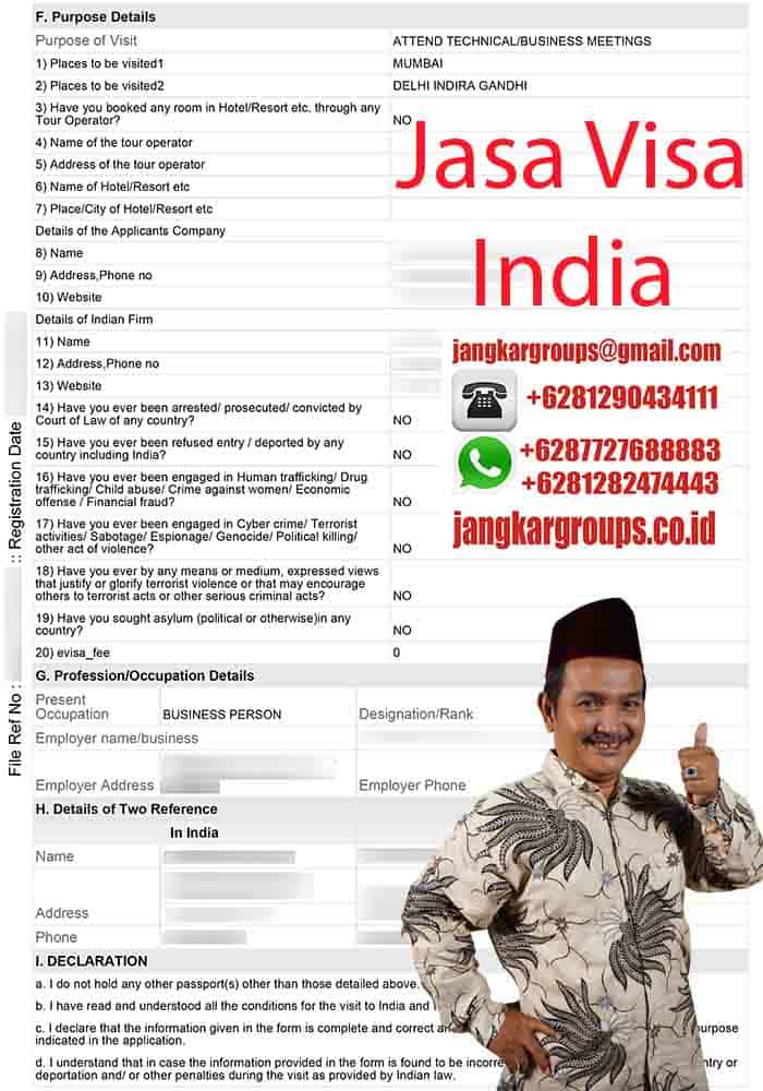 Jasa Visa India