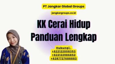 KK Cerai Hidup Panduan Lengkap