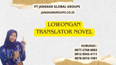 Lowongan Translator Novel