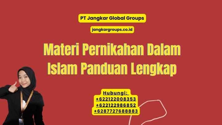 Materi Pernikahan Dalam Islam Panduan Lengkap