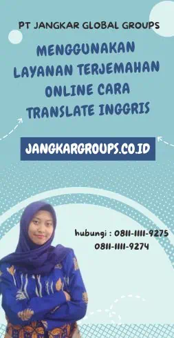 Menggunakan Layanan Terjemahan Online Cara Translate Inggris