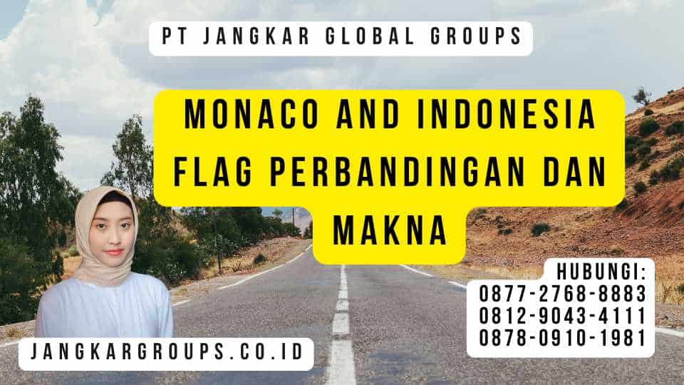 Monaco And Indonesia Flag Perbandingan dan Makna