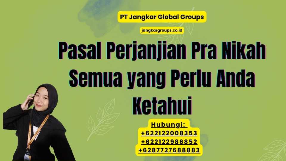 Pasal Perjanjian Pra Nikah Semua yang Perlu Anda Ketahui