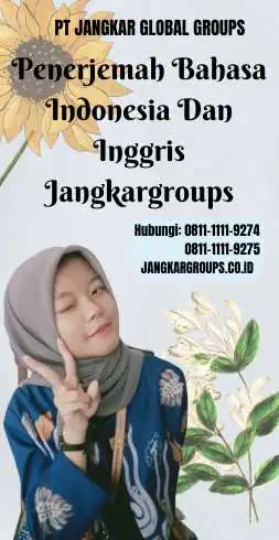 Penerjemah Bahasa Indonesia Dan Inggris Jangkargroups