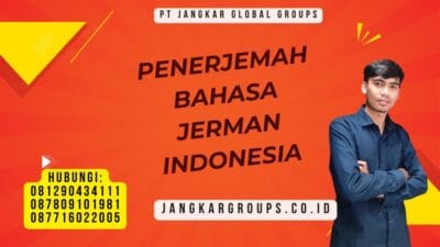 Penerjemah Bahasa Jerman Indonesia