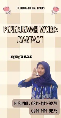 Penerjemah Word Manfaat