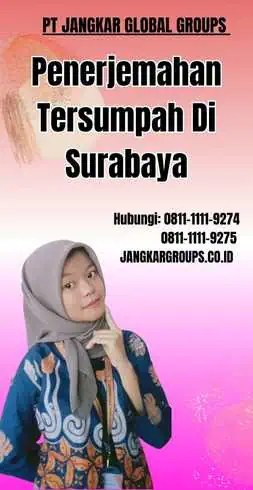 Penerjemahan Tersumpah Di Surabaya