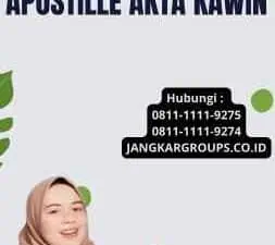 Pengurusan Apostille Akta Kawin