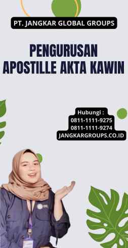 Pengurusan Apostille Akta Kawin