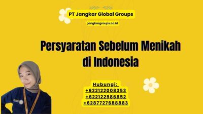 Persyaratan Sebelum Menikah di Indonesia