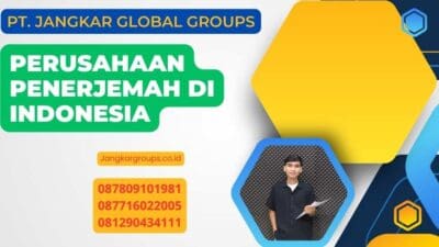 Perusahaan Penerjemah Di Indonesia