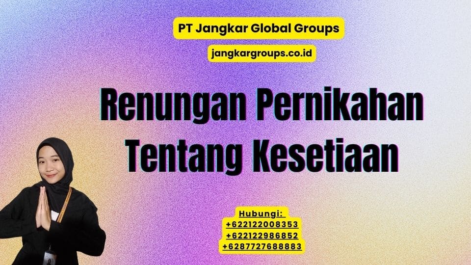 Renungan Pernikahan Tentang Kesetiaan