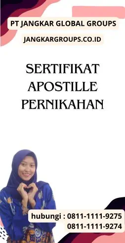 Sertifikat Apostille Pernikahan