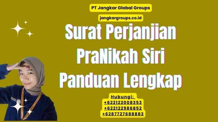 Surat Perjanjian PraNikah Siri Panduan Lengkap