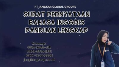 Surat Pernyataan Bahasa Inggris Panduan Lengkap
