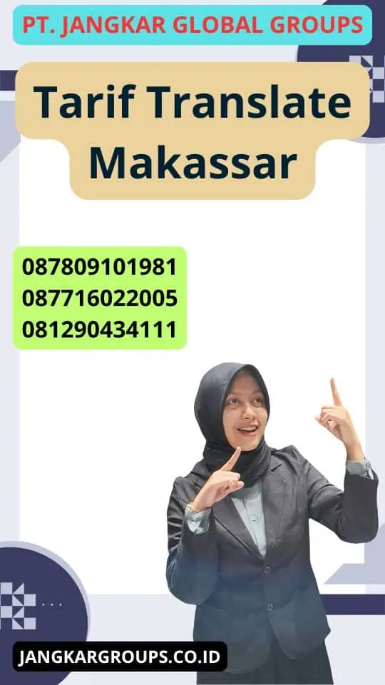 Tarif Translate Makassar