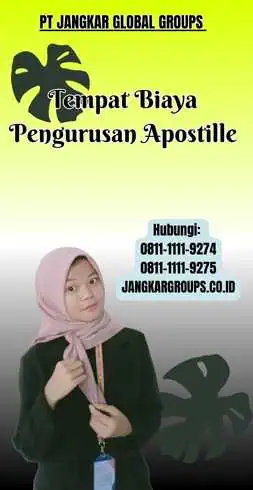 Tempat Biaya Pengurusan Apostille