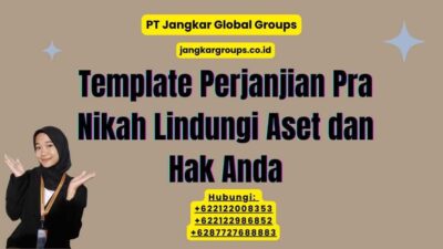 Template Perjanjian Pra Nikah Lindungi Aset dan Hak Anda