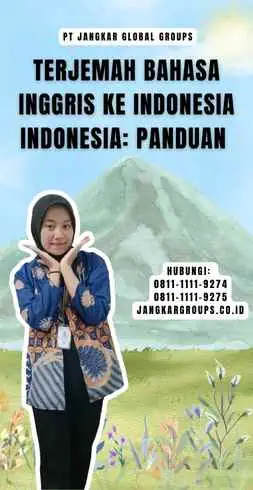 Terjemah Bahasa Inggris Ke Indonesia Indonesia Panduan