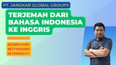 Terjemah Dari Bahasa Indonesia Ke Inggris