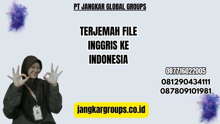 Terjemah File Inggris Ke Indonesia