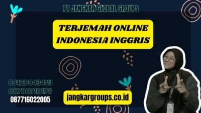 Terjemah Online Indonesia Inggris