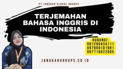 Terjemahan Bahasa Inggris Di Indonesia