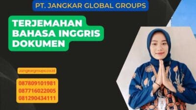 Terjemahan Bahasa Inggris Dokumen