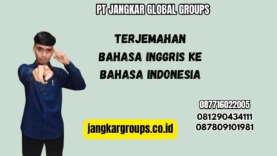 Terjemahan Bahasa Inggris Ke Bahasa Indonesia