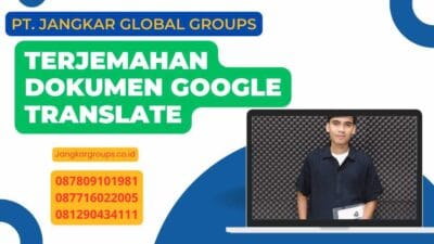 Terjemahan Dokumen Google Translate