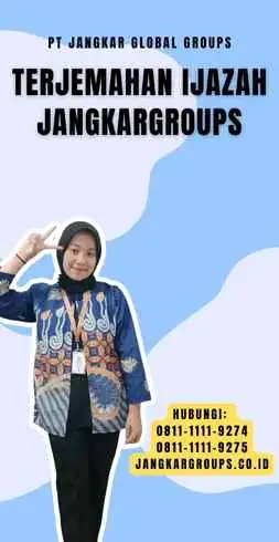 Terjemahan Ijazah Jangkargroups