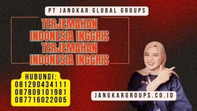 Terjemahan Indonesia Inggris Terjemahan Indonesia Inggris