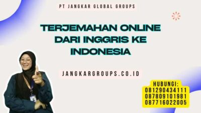 Terjemahan Online Dari Inggris Ke Indonesia