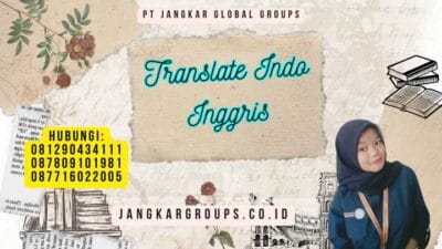 Translate Indo Inggris