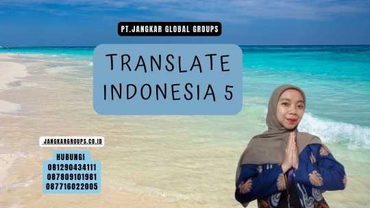 Translate Indonesia 5