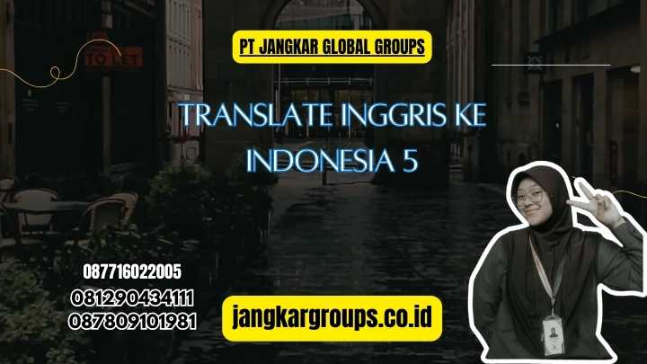 Translate Inggris Ke Indonesia 5