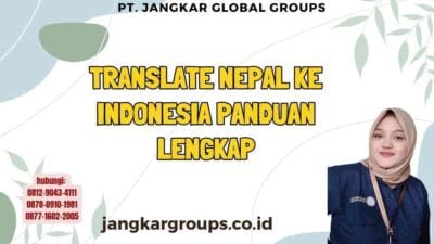 Translate Nepal Ke Indonesia Panduan Lengkap
